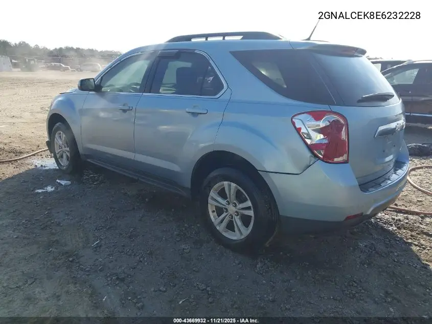 2GNALCEK8E6232228 2014 Chevrolet Equinox 2Lt