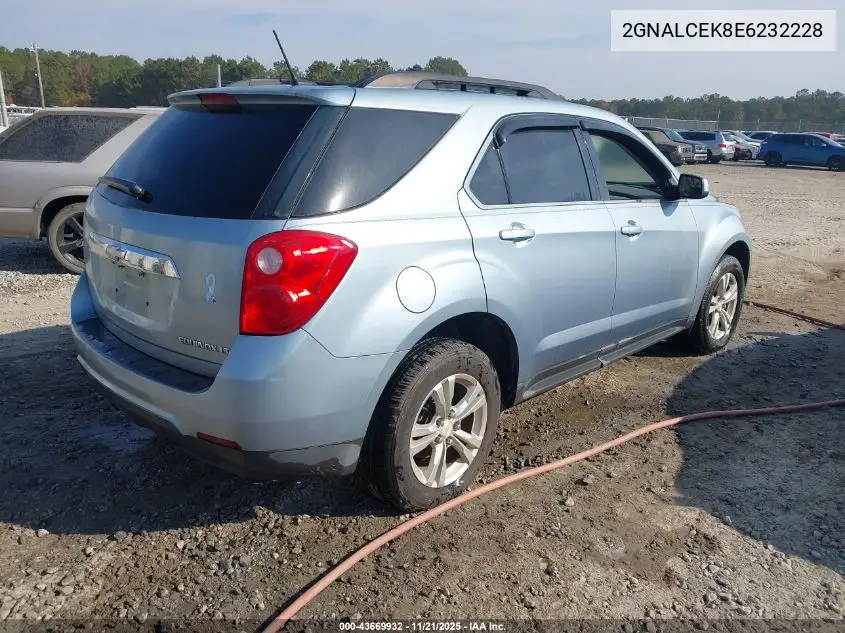 2GNALCEK8E6232228 2014 Chevrolet Equinox 2Lt