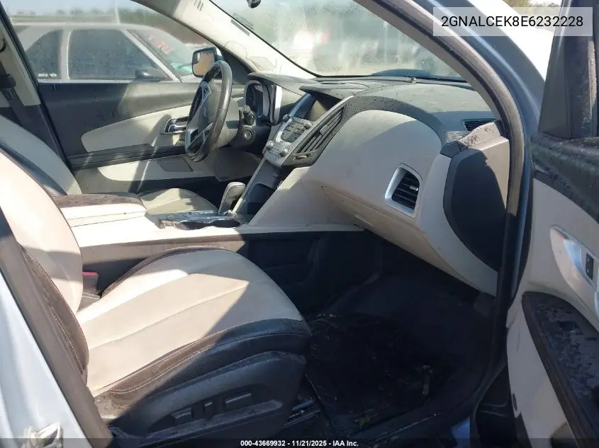 2GNALCEK8E6232228 2014 Chevrolet Equinox 2Lt