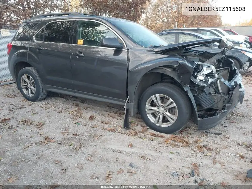 1GNALBEK5EZ115608 2014 Chevrolet Equinox 1Lt