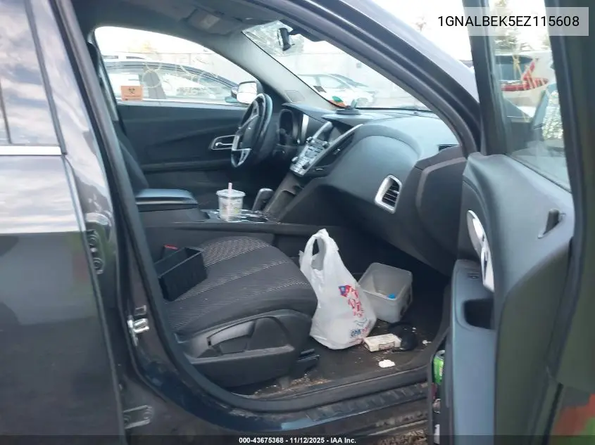 1GNALBEK5EZ115608 2014 Chevrolet Equinox 1Lt