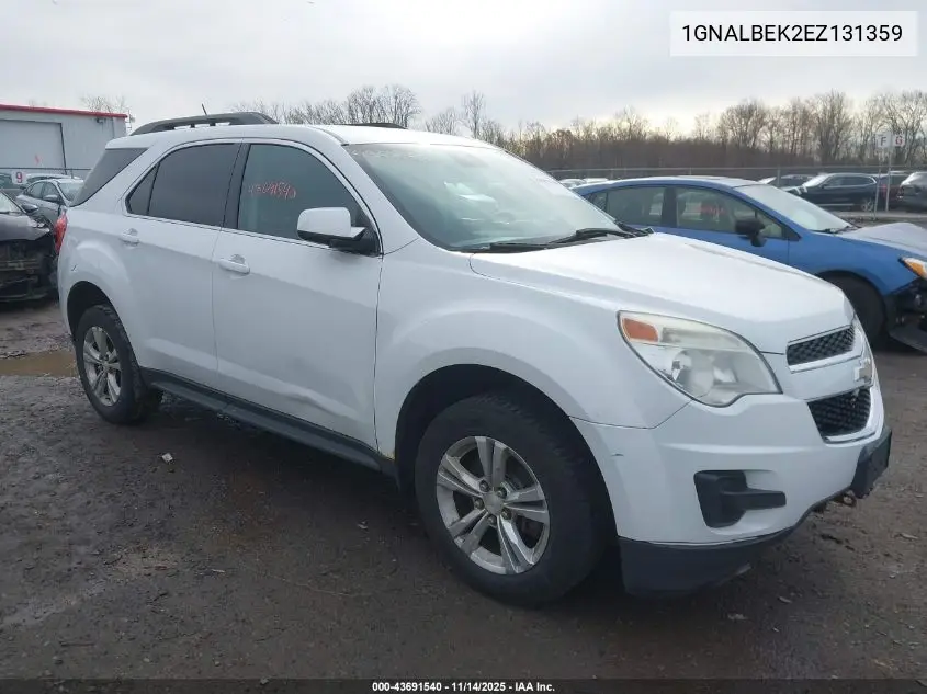 1GNALBEK2EZ131359 2014 Chevrolet Equinox 1Lt