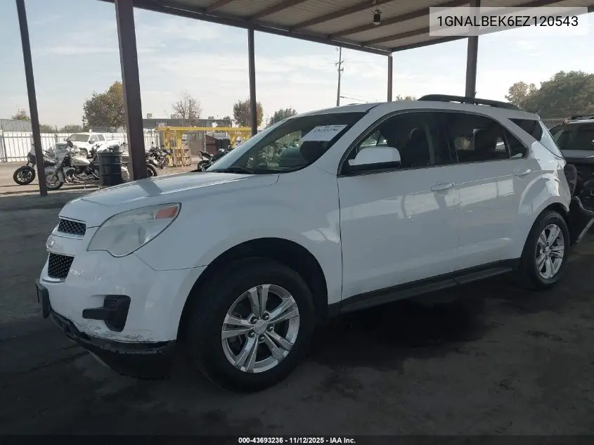 1GNALBEK6EZ120543 2014 Chevrolet Equinox 1Lt