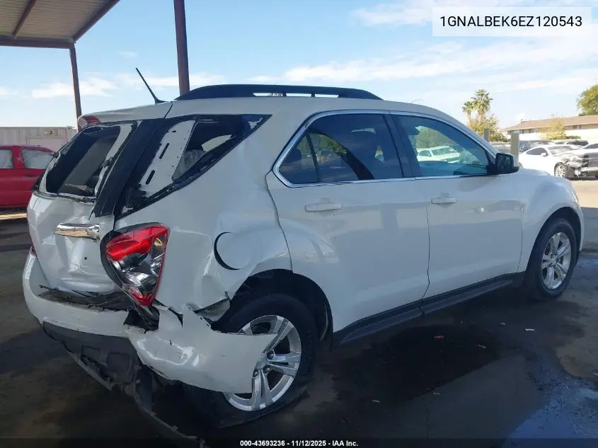 1GNALBEK6EZ120543 2014 Chevrolet Equinox 1Lt