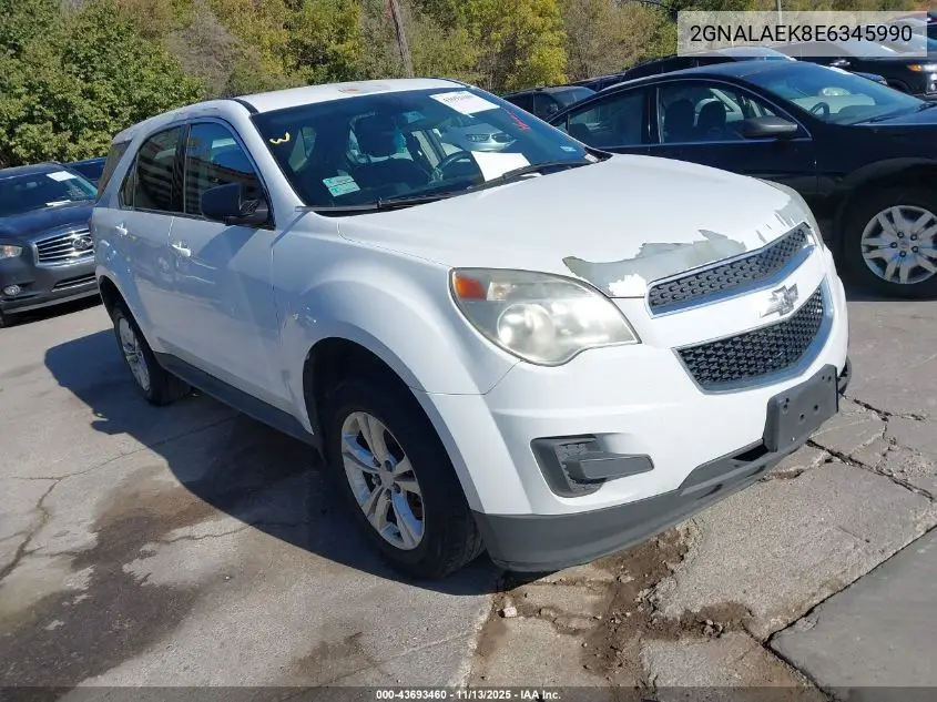 2GNALAEK8E6345990 2014 Chevrolet Equinox Ls