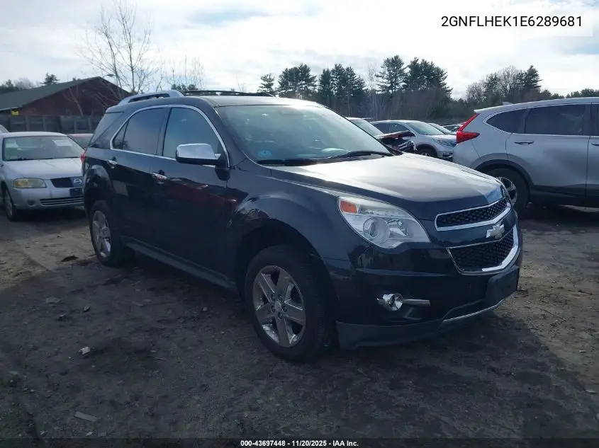 2GNFLHEK1E6289681 2014 Chevrolet Equinox Ltz