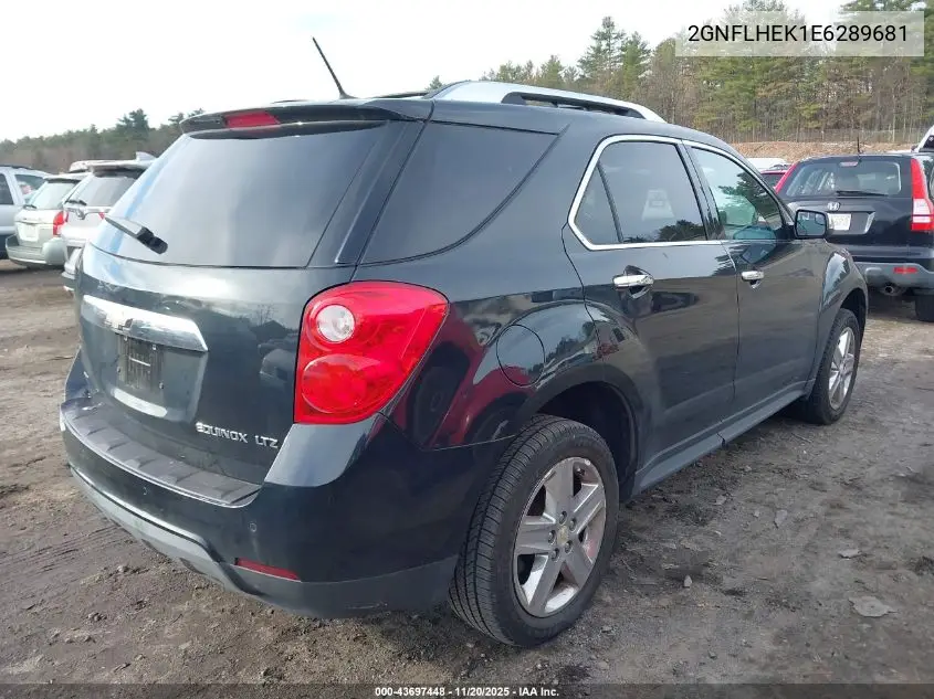 2GNFLHEK1E6289681 2014 Chevrolet Equinox Ltz