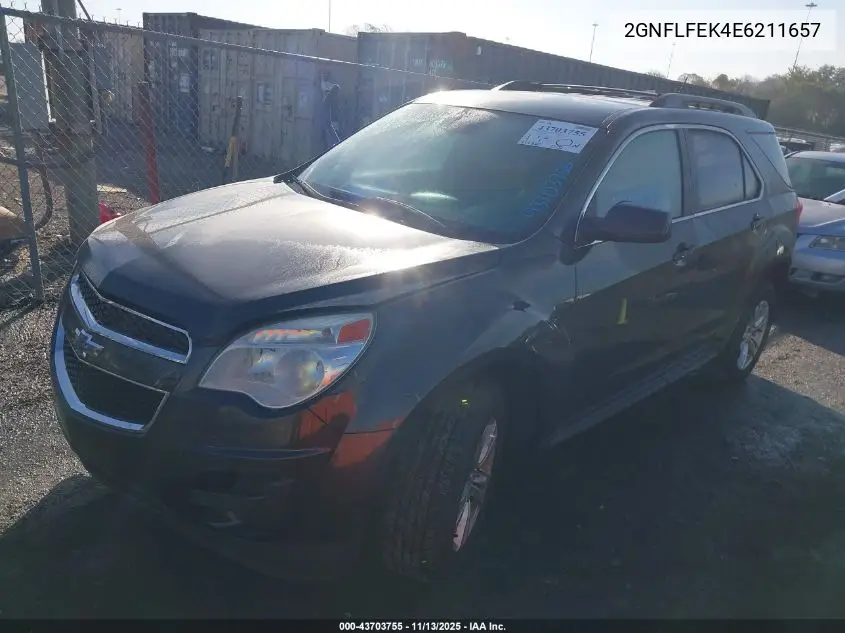 2GNFLFEK4E6211657 2014 Chevrolet Equinox 1Lt