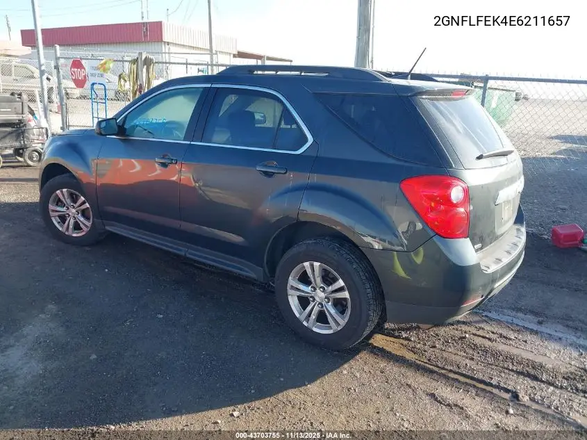 2GNFLFEK4E6211657 2014 Chevrolet Equinox 1Lt