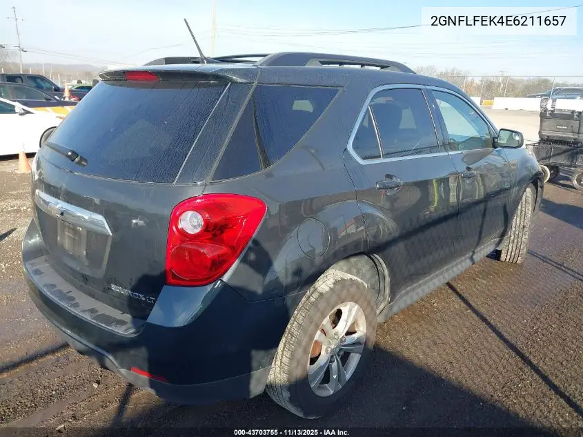 2GNFLFEK4E6211657 2014 Chevrolet Equinox 1Lt
