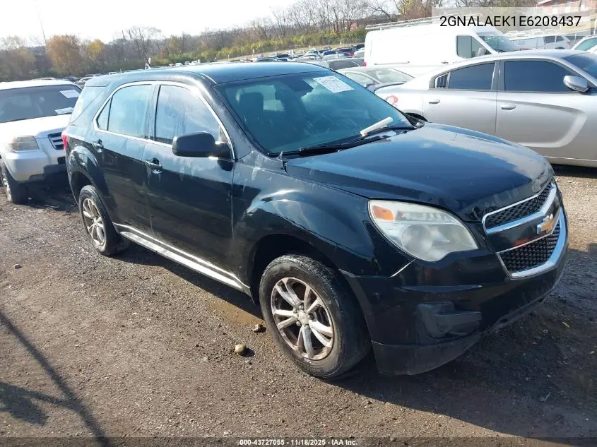 2GNALAEK1E6208437 2014 Chevrolet Equinox Ls