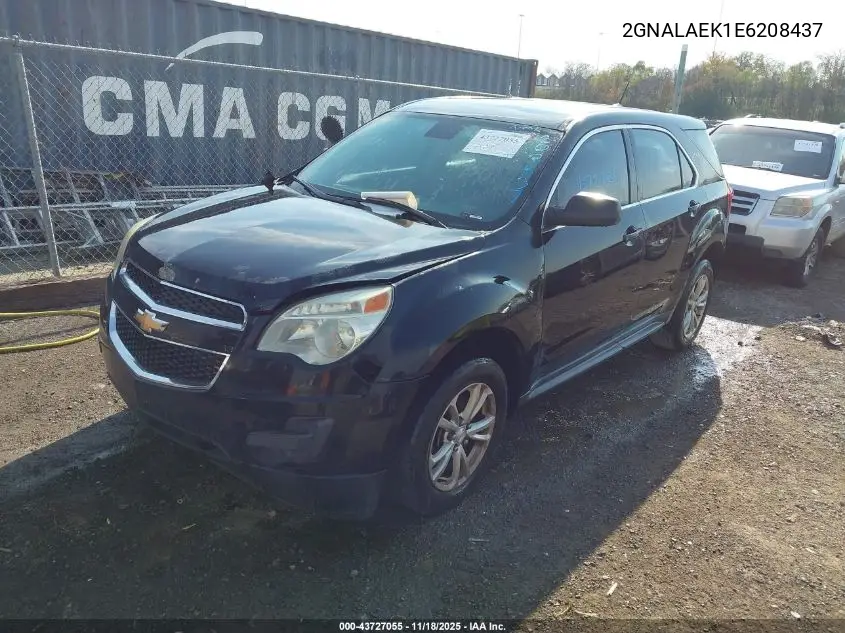 2GNALAEK1E6208437 2014 Chevrolet Equinox Ls