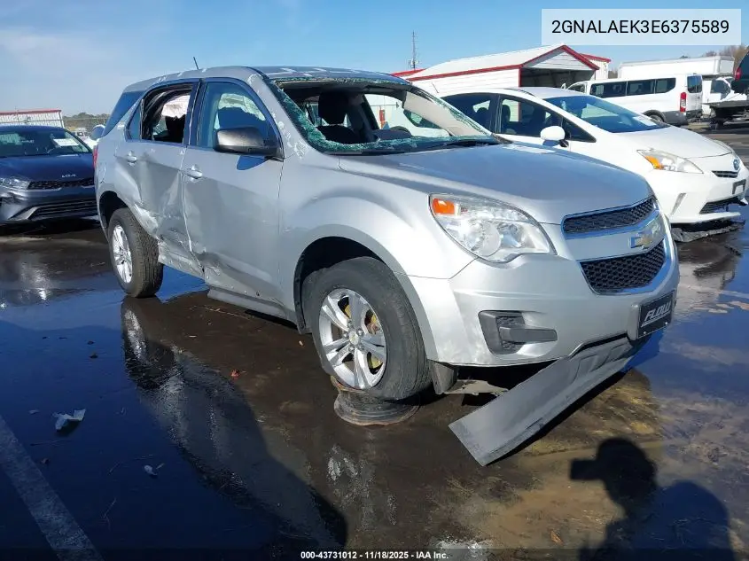 2GNALAEK3E6375589 2014 Chevrolet Equinox Ls