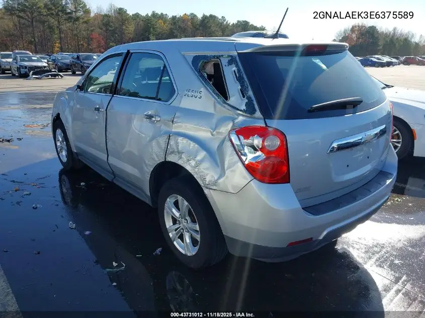 2GNALAEK3E6375589 2014 Chevrolet Equinox Ls