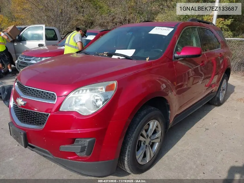 1GNALBEK7EZ133687 2014 Chevrolet Equinox 1Lt