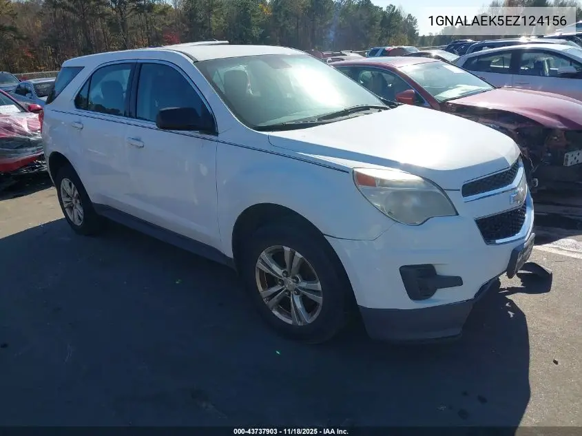 1GNALAEK5EZ124156 2014 Chevrolet Equinox Ls