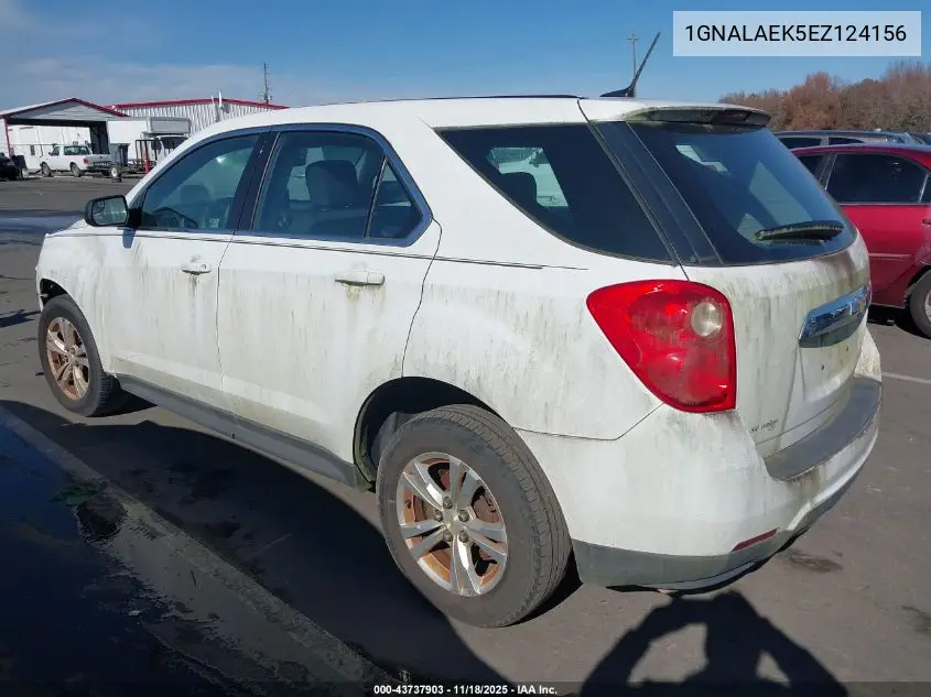 1GNALAEK5EZ124156 2014 Chevrolet Equinox Ls