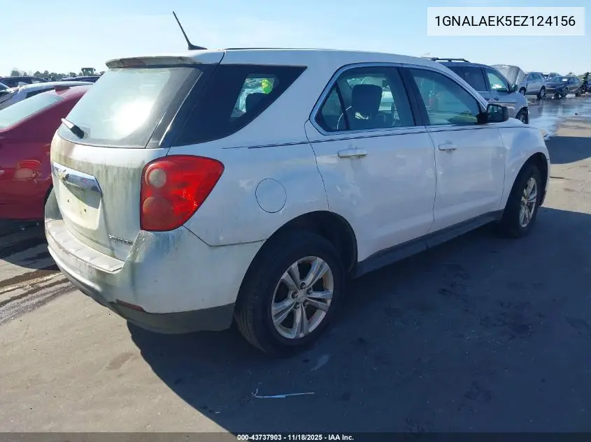 1GNALAEK5EZ124156 2014 Chevrolet Equinox Ls