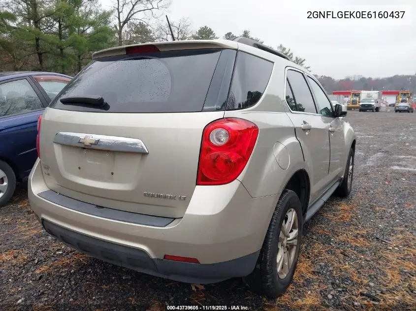 2GNFLGEK0E6160437 2014 Chevrolet Equinox 2Lt