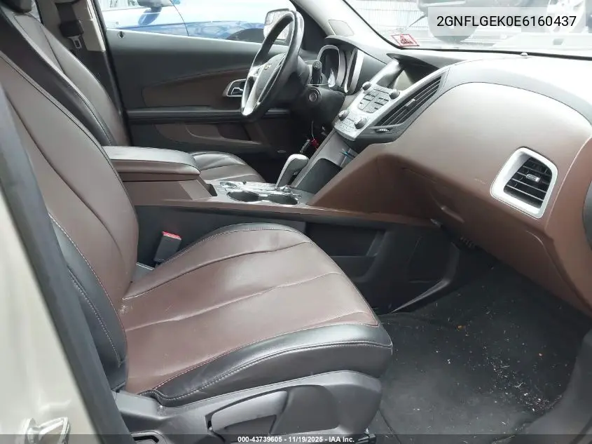 2GNFLGEK0E6160437 2014 Chevrolet Equinox 2Lt