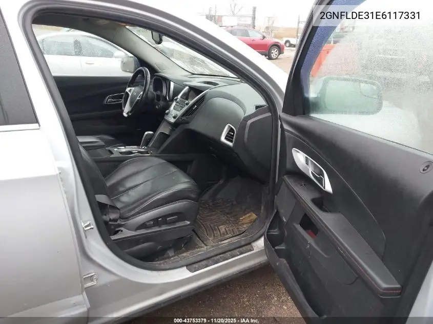 2GNFLDE31E6117331 2014 Chevrolet Equinox Ltz