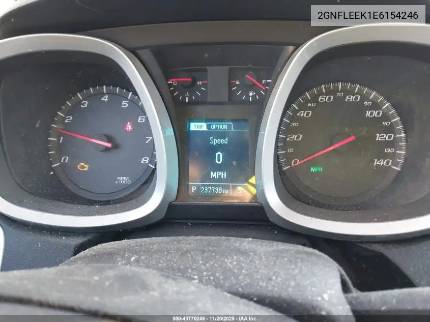 2GNFLEEK1E6154246 2014 Chevrolet Equinox Ls