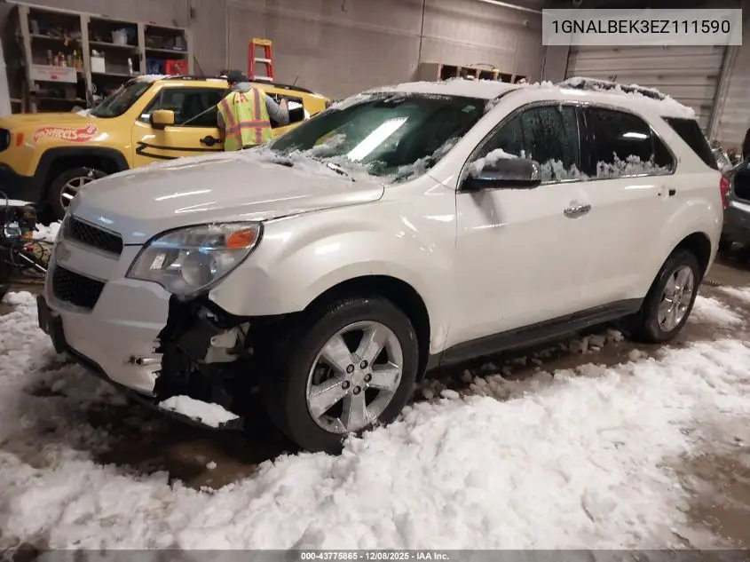 1GNALBEK3EZ111590 2014 Chevrolet Equinox 1Lt