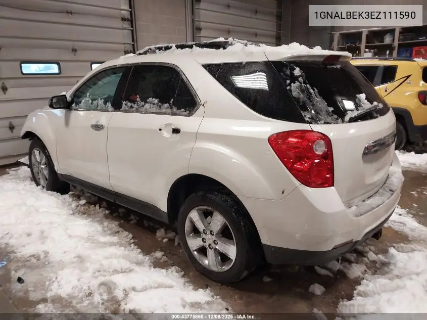 1GNALBEK3EZ111590 2014 Chevrolet Equinox 1Lt