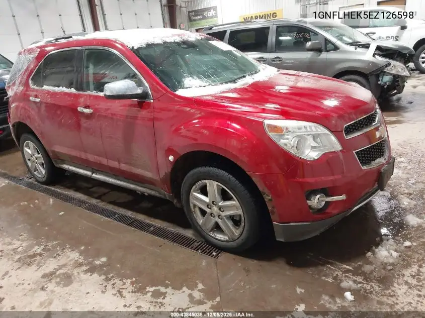 1GNFLHEK5EZ126598 2014 Chevrolet Equinox Ltz
