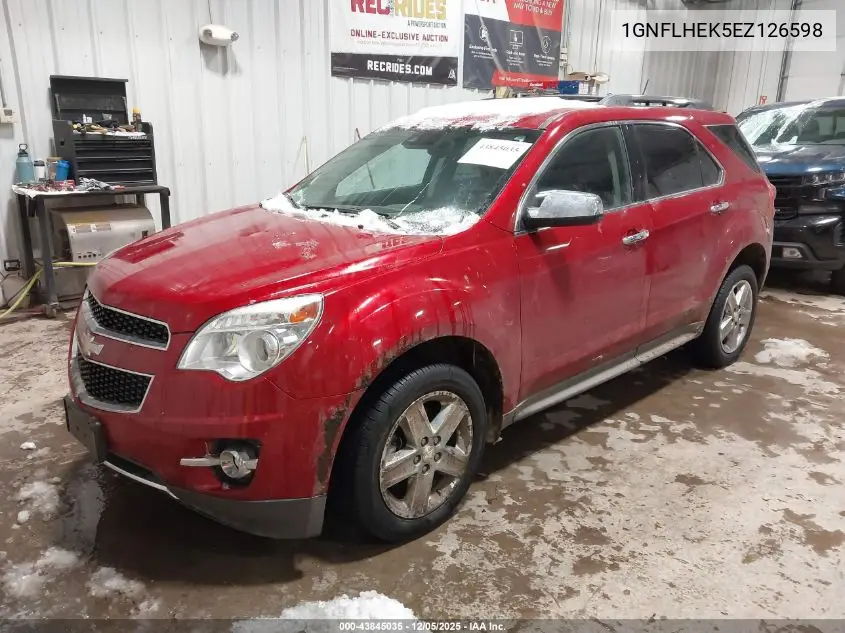 1GNFLHEK5EZ126598 2014 Chevrolet Equinox Ltz
