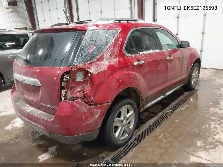 1GNFLHEK5EZ126598 2014 Chevrolet Equinox Ltz