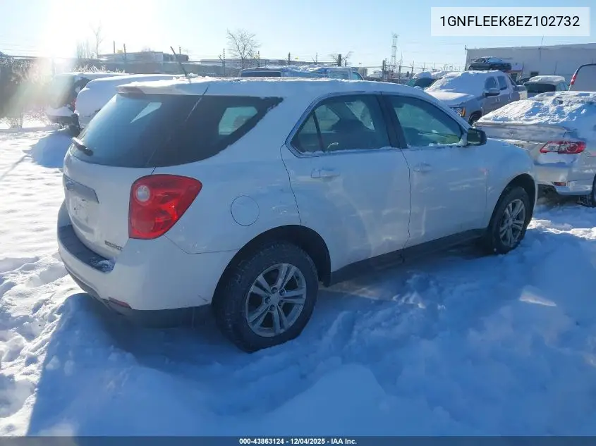 1GNFLEEK8EZ102732 2014 Chevrolet Equinox Ls