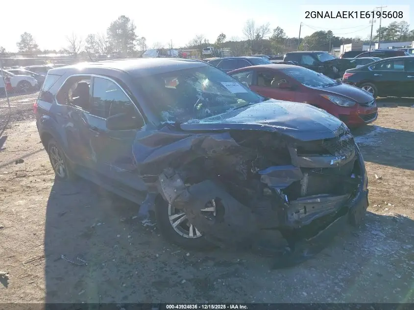 2GNALAEK1E6195608 2014 Chevrolet Equinox Ls