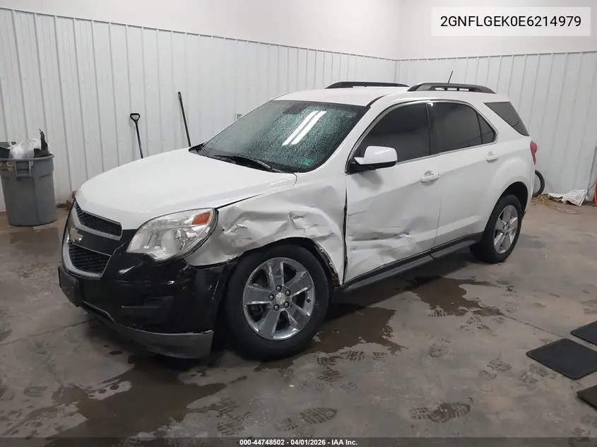 2GNFLGEK0E6214979 2014 Chevrolet Equinox 2Lt