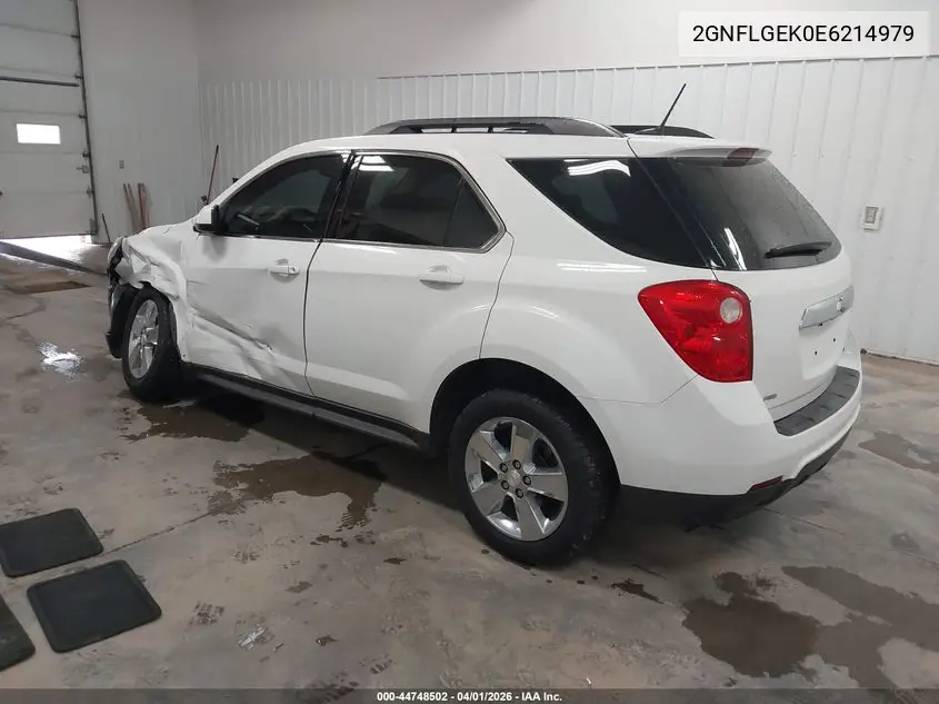 2GNFLGEK0E6214979 2014 Chevrolet Equinox 2Lt