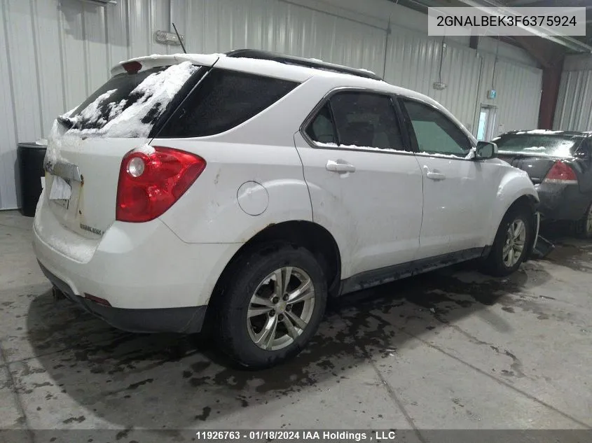 2GNALBEK3F6375924 2015 Chevrolet Equinox Lt