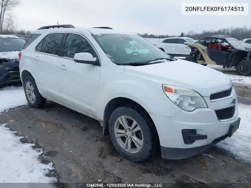 2GNFLFEK0F6174513 2015 Chevrolet Equinox 1Lt