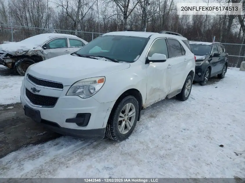 2GNFLFEK0F6174513 2015 Chevrolet Equinox 1Lt
