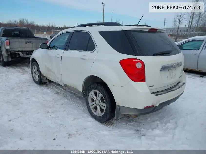 2GNFLFEK0F6174513 2015 Chevrolet Equinox 1Lt