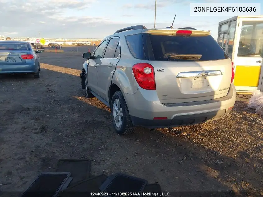2GNFLGEK4F6105636 2015 Chevrolet Equinox 2Lt
