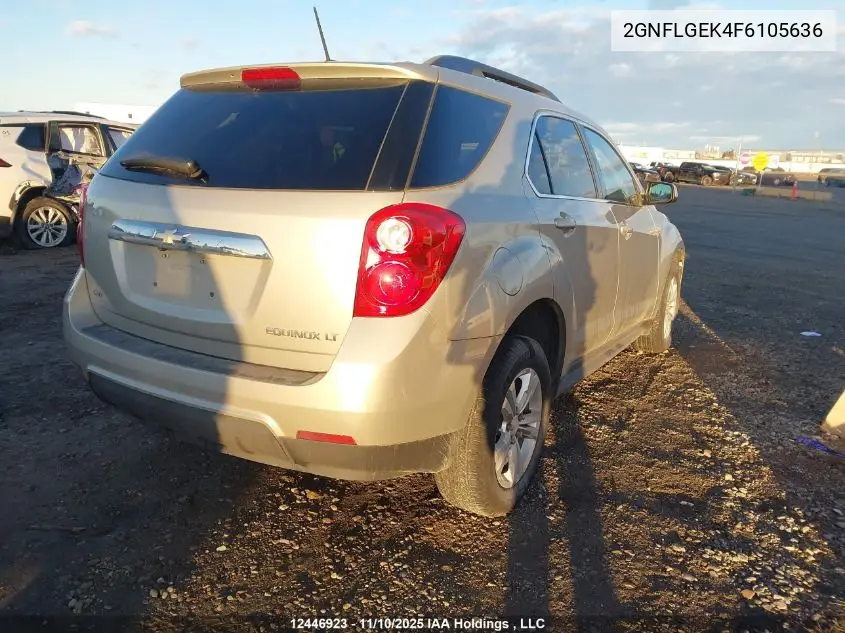 2GNFLGEK4F6105636 2015 Chevrolet Equinox 2Lt