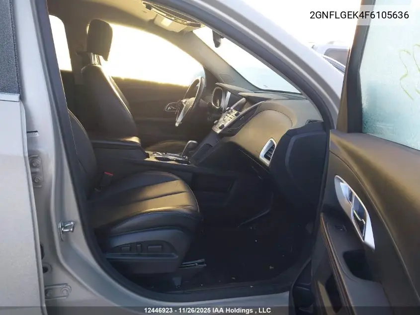 2GNFLGEK4F6105636 2015 Chevrolet Equinox 2Lt