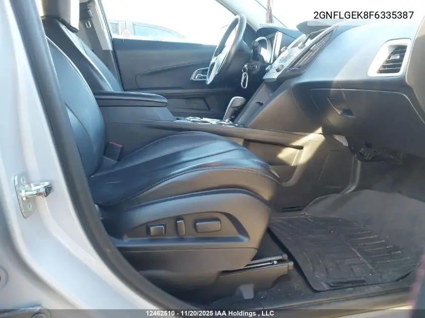 2GNFLGEK8F6335387 2015 Chevrolet Equinox Lt