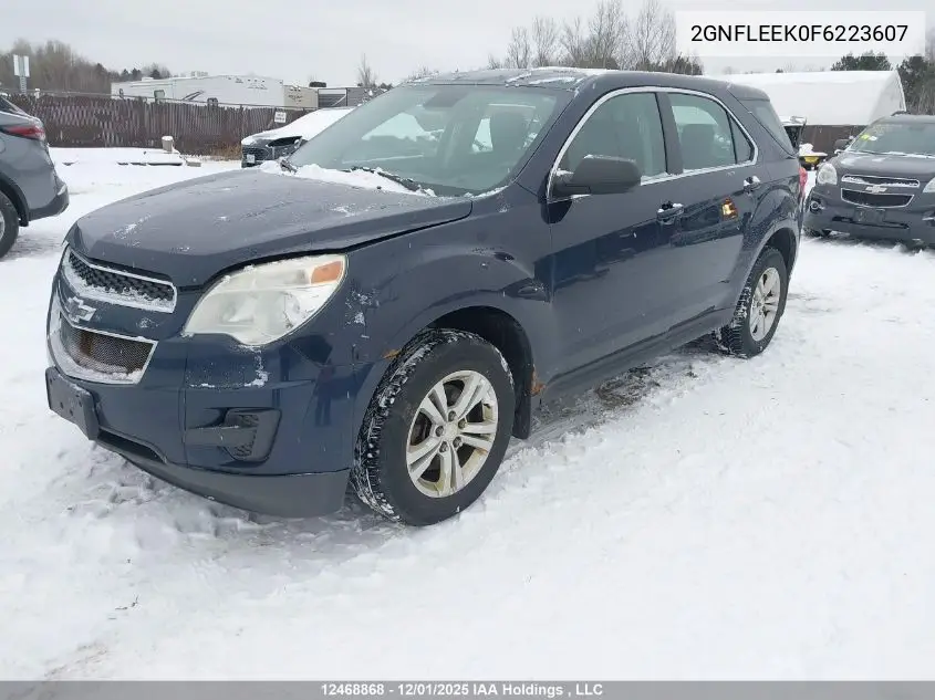 2GNFLEEK0F6223607 2015 Chevrolet Equinox Ls