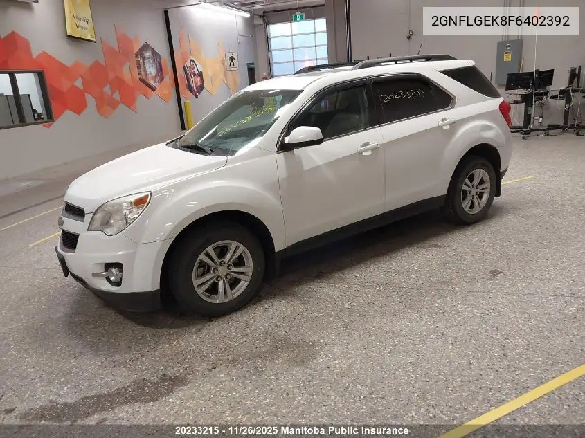 2GNFLGEK8F6402392 2015 Chevrolet Equinox Lt