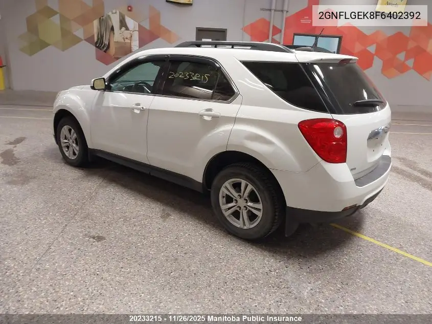 2GNFLGEK8F6402392 2015 Chevrolet Equinox Lt