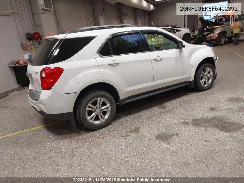 2GNFLGEK8F6402392 2015 Chevrolet Equinox Lt