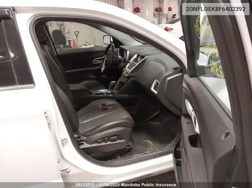 2GNFLGEK8F6402392 2015 Chevrolet Equinox Lt