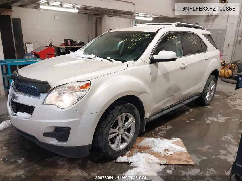 1GNFLFEKXFZ100858 2015 Chevrolet Equinox Lt