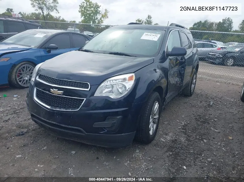 2015 Chevrolet Equinox 1Lt VIN: 2GNALBEK8F1147723 Lot: 40447941